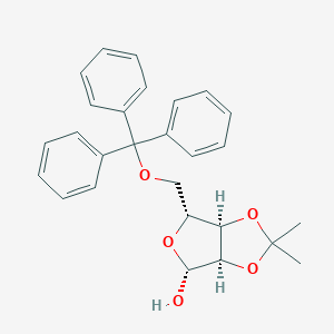 (3aR,4R,6R,6aR)-2,2-Dimethyl-6-((trityloxy)methyl)tetrahydrofuro[3,4-d][1,3]dioxol-4-ol