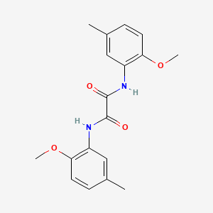 molecular formula C18H20N2O4 B5040263 N,N'-bis(2-methoxy-5-methylphenyl)ethanediamide 