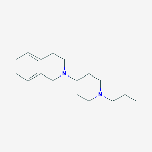 molecular formula C17H26N2 B5040545 2-(1-propyl-4-piperidinyl)-1,2,3,4-tetrahydroisoquinoline 