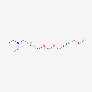 molecular formula C14H23NO3 B5040667 N,N-diethyl-4-(4-methoxybut-2-ynoxymethoxy)but-2-yn-1-amine 