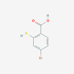 molecular formula C7H5BrO2S B050407 4-Bromo-2-sulfanylbenzoic acid CAS No. 116209-30-4