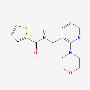 molecular formula C15H17N3O2S B5040794 N-[(2-morpholin-4-ylpyridin-3-yl)methyl]thiophene-2-carboxamide 