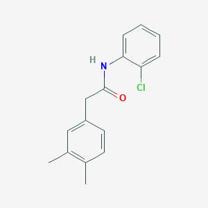 molecular formula C16H16ClNO B5041290 N-(2-chlorophenyl)-2-(3,4-dimethylphenyl)acetamide 