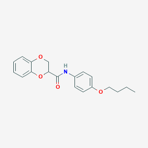 molecular formula C19H21NO4 B5041323 N-(4-butoxyphenyl)-2,3-dihydro-1,4-benzodioxine-2-carboxamide 