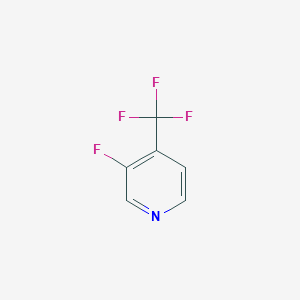 molecular formula C6H3F4N B050433 3-Fluoro-4-(trifluoromethyl)pyridine CAS No. 113770-87-9