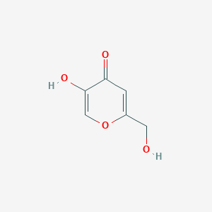 molecular formula C6H6O4 B050453 Kojic acid CAS No. 123712-78-7