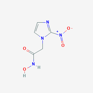 molecular formula C5H6N4O4 B050454 2-Nitroimidazole-1-acetohydroxamic acid CAS No. 117259-20-8