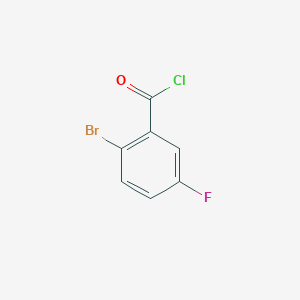 molecular formula C7H3BrClFO B050458 2-Bromo-5-fluorobenzoyl chloride CAS No. 111771-13-2