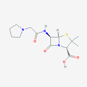 molecular formula C14H21N3O4S B050472 N-Pyrrolylpenicillin CAS No. 117516-80-0