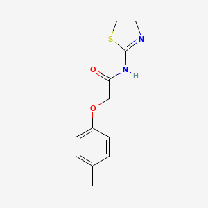 molecular formula C12H12N2O2S B5047308 2-(4-methylphenoxy)-N-(1,3-thiazol-2-yl)acetamide 