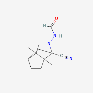 molecular formula C12H17N3O B5047352 N-(1-cyano-3a,6a-dimethylhexahydro-1,4-methanocyclopenta[c]pyrrol-2(1H)-yl)formamide 