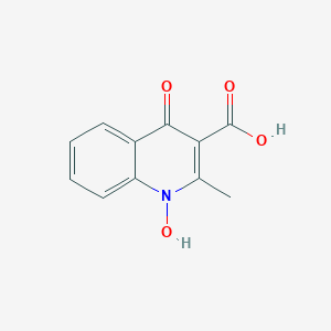 molecular formula C11H9NO4 B504752 1-Hydroxy-2-methyl-4-oxoquinoline-3-carboxylic acid 