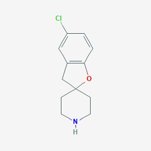 molecular formula C12H14ClNO B050481 5-chloro-3H-spiro[1-benzofuran-2,4'-piperidine] CAS No. 71916-97-7