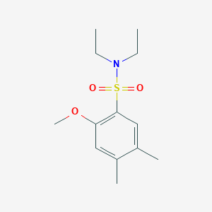 molecular formula C13H21NO3S B5048595 Diethyl[(2-methoxy-4,5-dimethylphenyl)sulfonyl]amine 