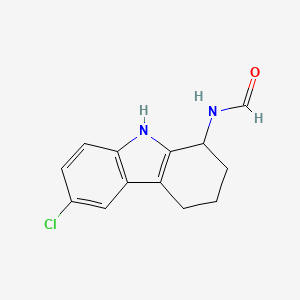 molecular formula C13H13ClN2O B5048946 N-(6-chloro-2,3,4,9-tetrahydro-1H-carbazol-1-yl)formamide 