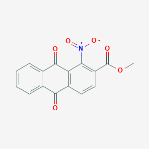 molecular formula C16H9NO6 B5049012 Methyl 1-nitro-9,10-dioxo-9,10-dihydroanthracene-2-carboxylate 