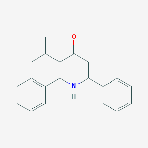molecular formula C20H23NO B5049025 3-Isopropyl-2,6-diphenyl-piperidin-4-one CAS No. 79246-08-5