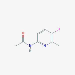 molecular formula C8H9IN2O B504930 N-(5-iodo-6-methylpyridin-2-yl)acetamide CAS No. 706775-95-3