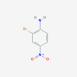 molecular formula C6H5BrN2O2 B050497 2-溴-4-硝基苯胺 CAS No. 13296-94-1