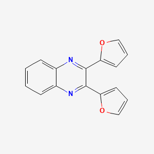 molecular formula C16H10N2O2 B5049737 2,3-Di(2-furyl)quinoxaline CAS No. 57490-73-0