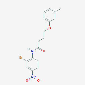 N-(2-bromo-4-nitrophenyl)-4-(3-methylphenoxy)butanamide