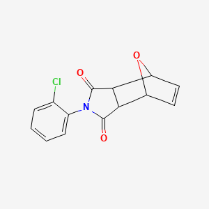 molecular formula C14H10ClNO3 B5050003 2-(2-Chlorophenyl)-3a,4,7,7a-tetrahydro-4,7-epoxyisoindole-1,3-dione 