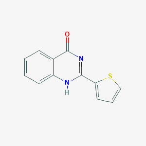 molecular formula C12H8N2OS B505007 2-(thiophen-2-yl)-3,4-dihydroquinazolin-4-one CAS No. 26059-85-8