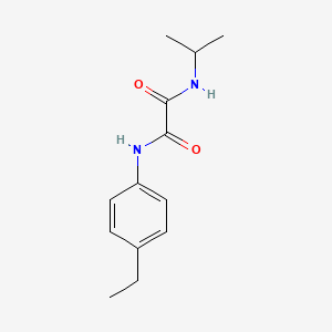 molecular formula C13H18N2O2 B5050111 N-(4-ethylphenyl)-N'-(propan-2-yl)ethanediamide 