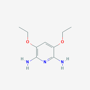 molecular formula C9H15N3O2 B050503 3,5-Diethoxypyridine-2,6-diamine CAS No. 111451-25-3