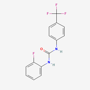 N-(2-fluorophenyl)-N'-[4-(trifluoromethyl)phenyl]urea