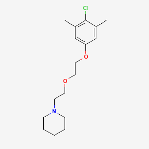 1-{2-[2-(4-chloro-3,5-dimethylphenoxy)ethoxy]ethyl}piperidine