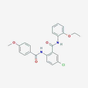 molecular formula C23H21ClN2O4 B505118 BFC1108 