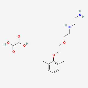 molecular formula C16H26N2O6 B5052569 N'-[2-[2-(2,6-dimethylphenoxy)ethoxy]ethyl]ethane-1,2-diamine;oxalic acid 