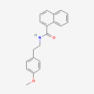 molecular formula C20H19NO2 B5052666 N-[2-(4-methoxyphenyl)ethyl]naphthalene-1-carboxamide 