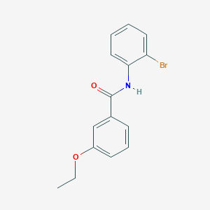 molecular formula C15H14BrNO2 B505286 N-(2-bromophenyl)-3-ethoxybenzamide 