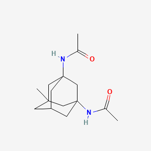 molecular formula C15H24N2O2 B5053062 N-(3-acetamido-5-methyl-1-adamantyl)acetamide 