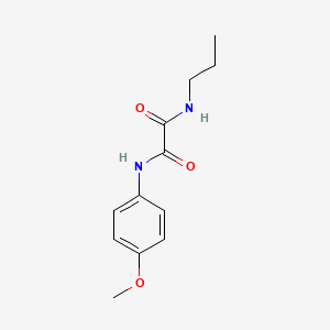 molecular formula C12H16N2O3 B5053168 N'-(4-methoxyphenyl)-N-propyloxamide 