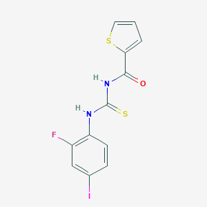 N-[(2-fluoro-4-iodophenyl)carbamothioyl]thiophene-2-carboxamide