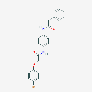2-(4-bromophenoxy)-N-{4-[(phenylacetyl)amino]phenyl}acetamide