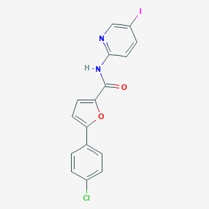 5-(4-chlorophenyl)-N-(5-iodopyridin-2-yl)furan-2-carboxamide
