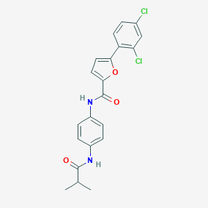 5-(2,4-dichlorophenyl)-N-[4-(isobutyrylamino)phenyl]-2-furamide