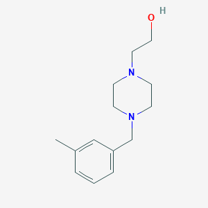 molecular formula C14H22N2O B5054185 2-(4-(3-Methylbenzyl)piperazin-1-yl)ethan-1-ol 