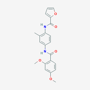 N-{4-[(2,4-dimethoxybenzoyl)amino]-2-methylphenyl}-2-furamide