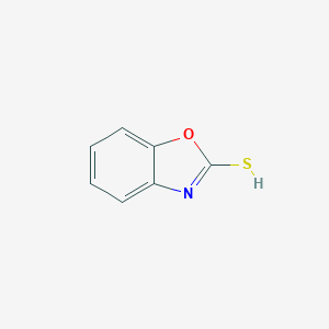 molecular formula C7H5NOS B050546 2-Mercaptobenzoxazole CAS No. 118090-08-7