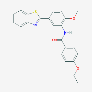 N-[5-(1,3-benzothiazol-2-yl)-2-methoxyphenyl]-4-ethoxybenzamide