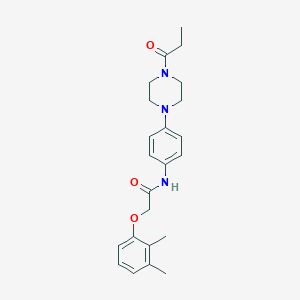 2-(2,3-Dimethyl-phenoxy)-N-[4-(4-propionyl-piperazin-1-yl)-phenyl]-acetamide