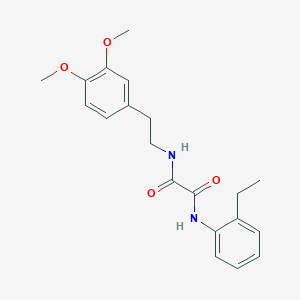 molecular formula C20H24N2O4 B5054946 N-[2-(3,4-dimethoxyphenyl)ethyl]-N'-(2-ethylphenyl)oxamide 