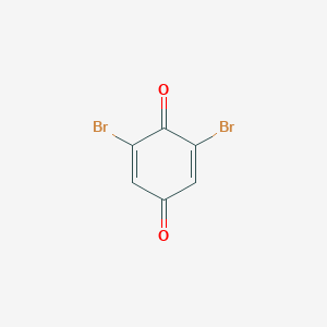molecular formula C6H2Br2O2 B050551 2,6-Dibromo-p-benzoquinone CAS No. 19643-45-9