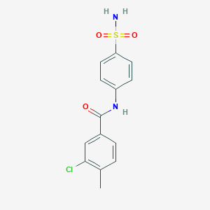 N-[4-(aminosulfonyl)phenyl]-3-chloro-4-methylbenzamide