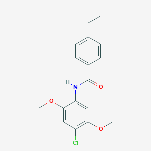 N-(4-chloro-2,5-dimethoxyphenyl)-4-ethylbenzamide